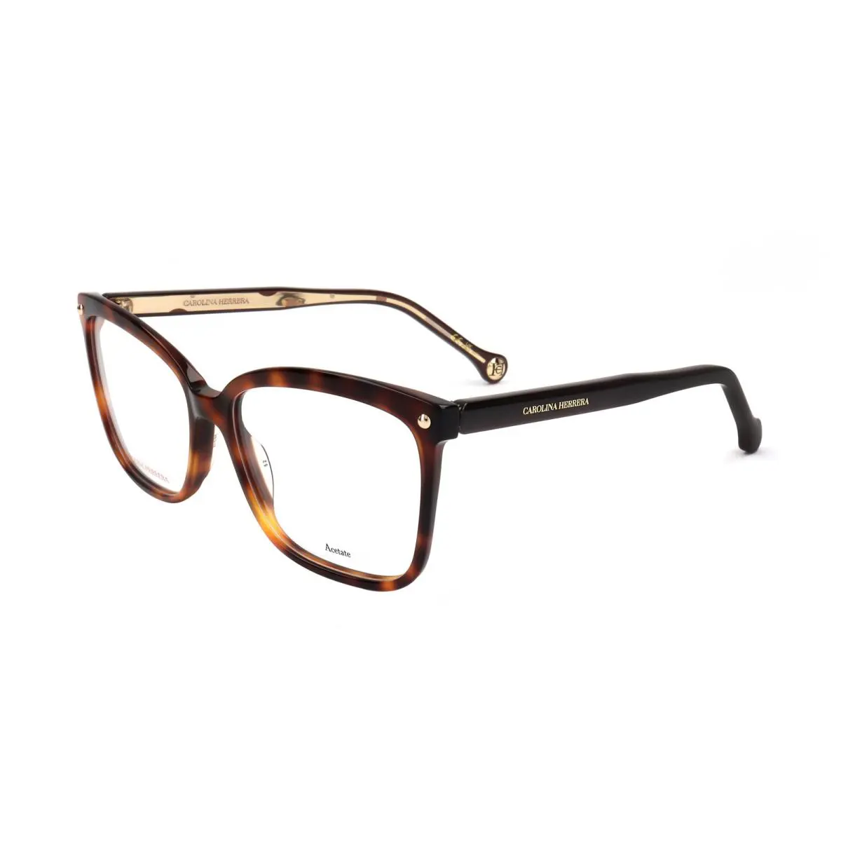 Carolina Herrera Women`s 56mm Havana Opticals CH0012-05L-56 - Frame: Brown, Lens: No Color, Other Frame: Havana