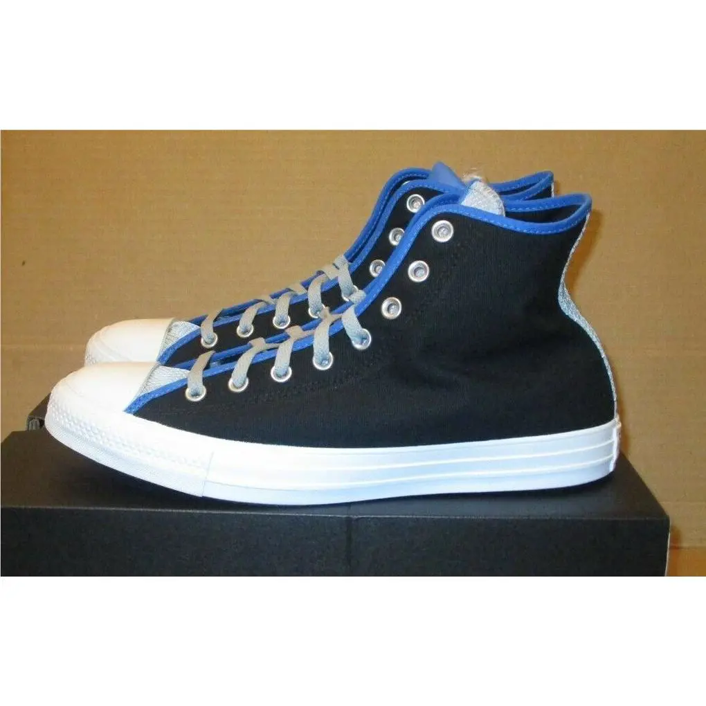 Converse shoes - Converse Chuck Taylor All-Star Hi - 170365F - Black/Ash Stone/Digital Blue (UPC: 194432715776) 5