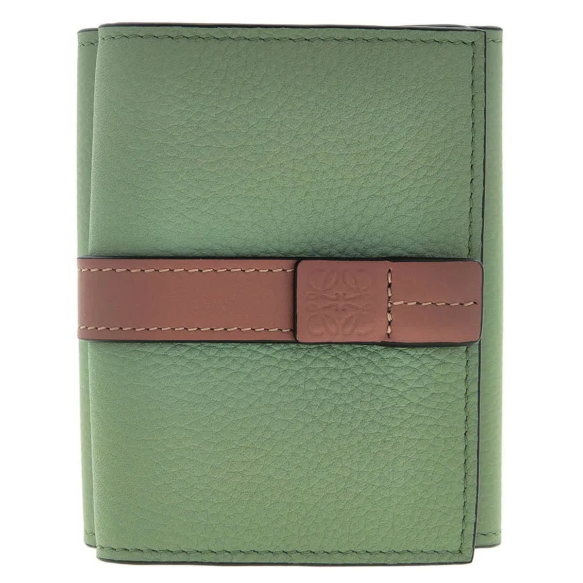 Loewe Embossed Anagram Trifold Calfskin Wallet C660TR2X03.6465