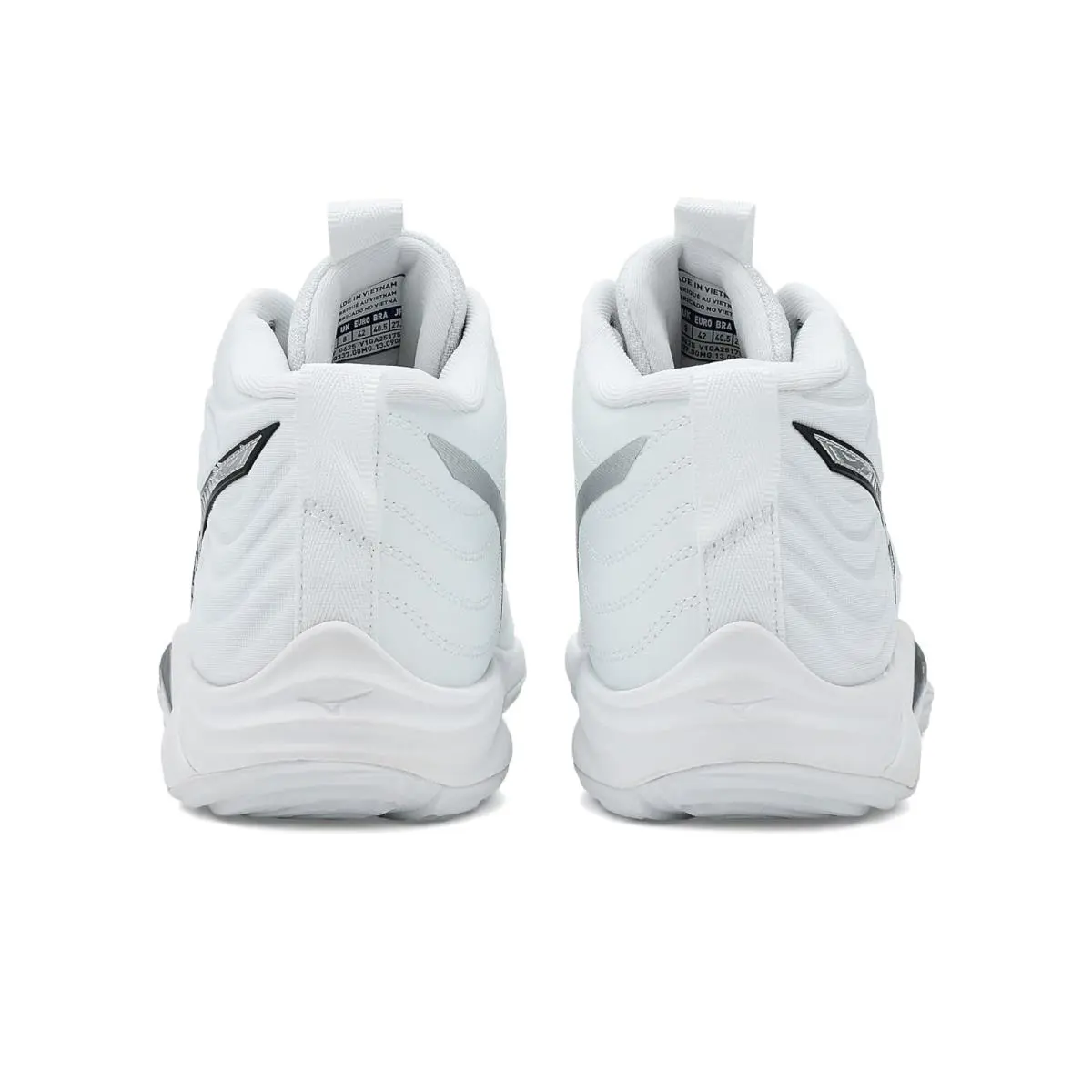 Mizuno shoes - White/Metallic Grey 5