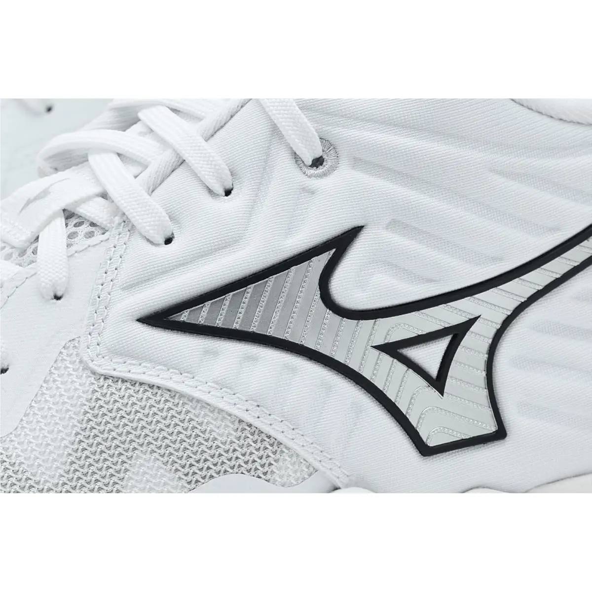Mizuno shoes - White/Metallic Grey 4