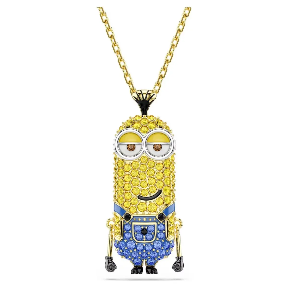 Minions Kevin Pendant Pavé Multicolored Gold Tone Plated 5743384 by Swarovski