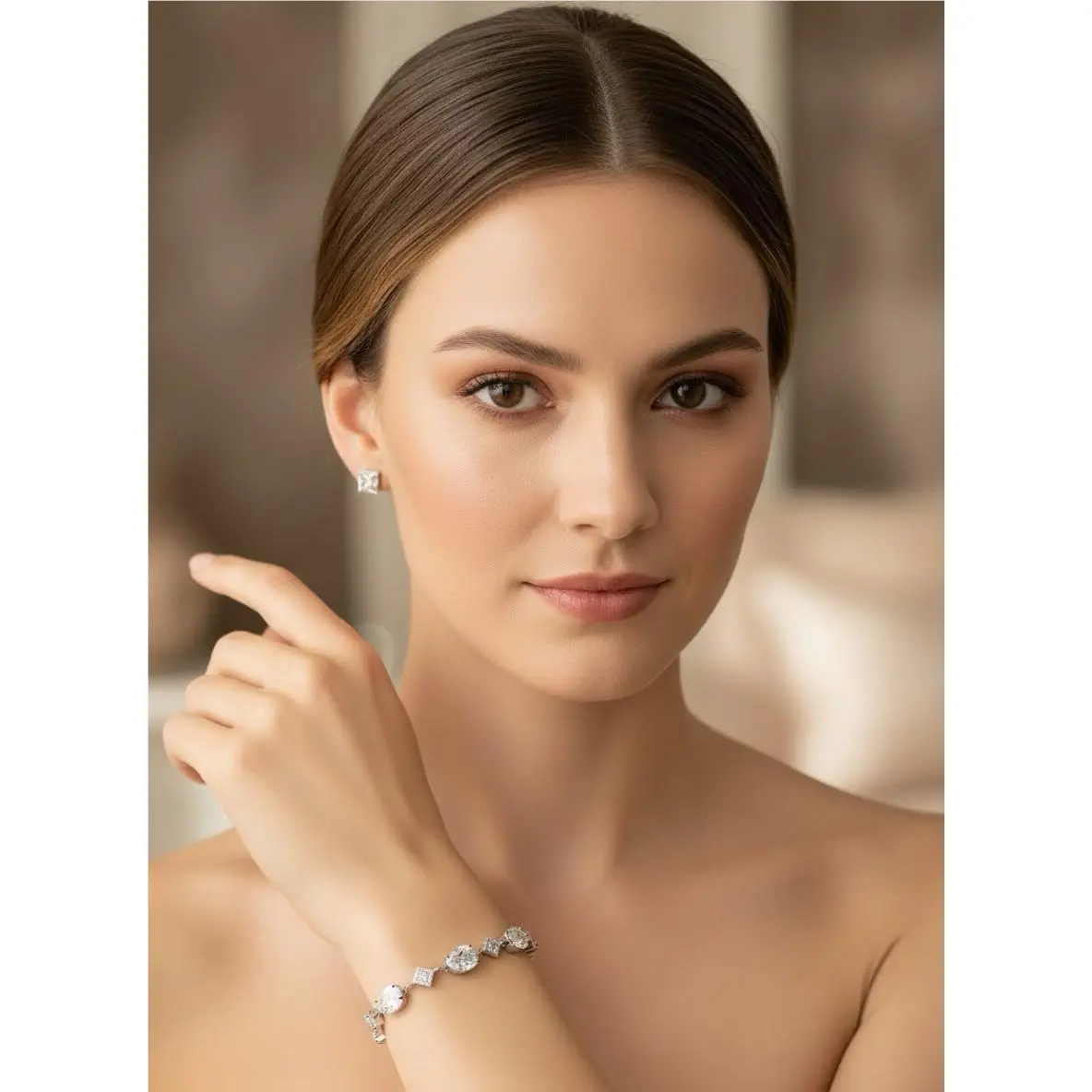Swarovski Silver Crystal Bracelet SW1