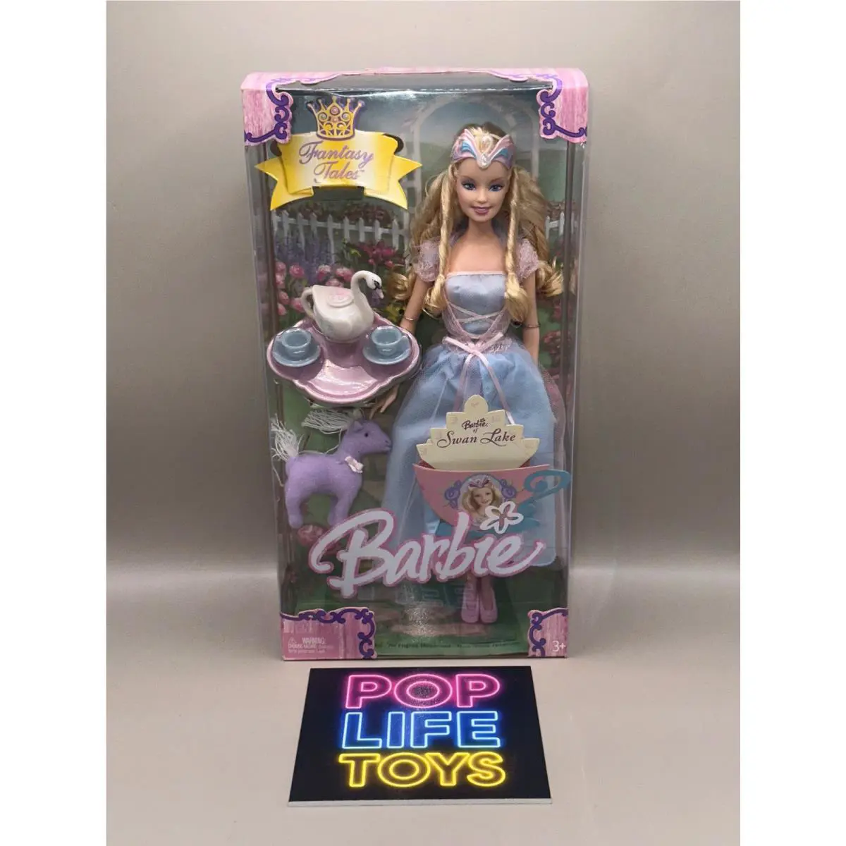 Vintage 2004 Mattel Fantasy Tales “tea Party Barbie of Swan Lake” G6280 Nrfb