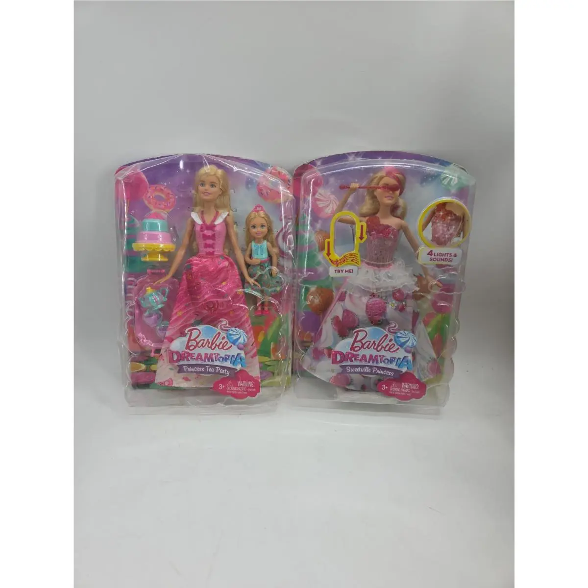 Lot Of 2 Barbie Dreamtopia Sweetville Princess Princess Tea Party 2016