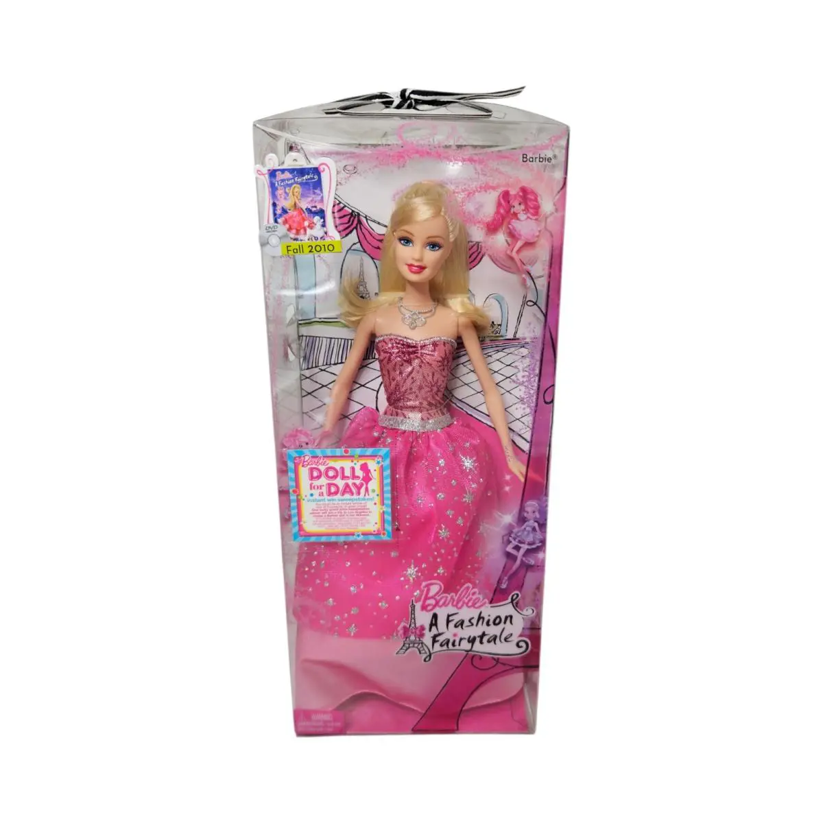 Barbie A Fashion Fairytale Doll 2009 Mattel T2573 w/ Sticker
