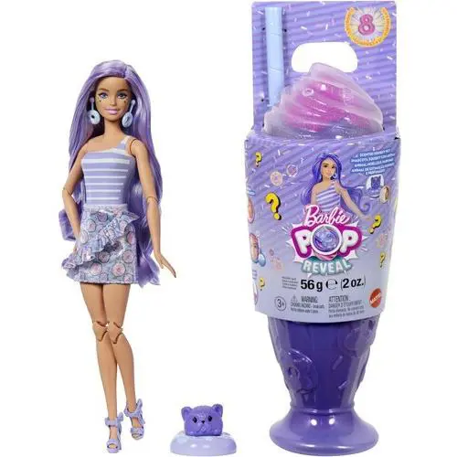 WB Mattel - Barbie Pop Reveal Treats Series Purple Doll