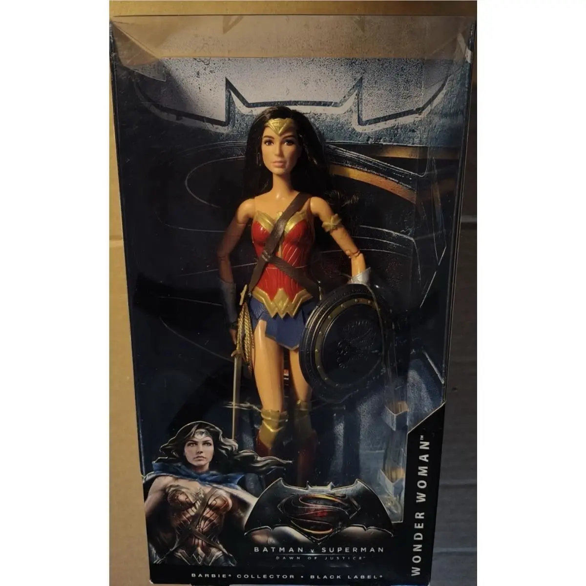 Barbie Batman v Superman Wonder Woman Dawn Of Justice Black Label DGY06 Nrfb
