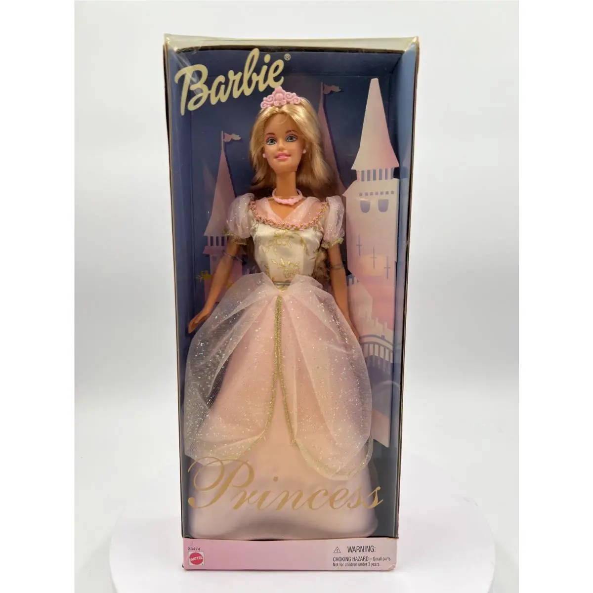 Vintage Princess Barbie Doll w/ Charm and Crown Cut Out 1999