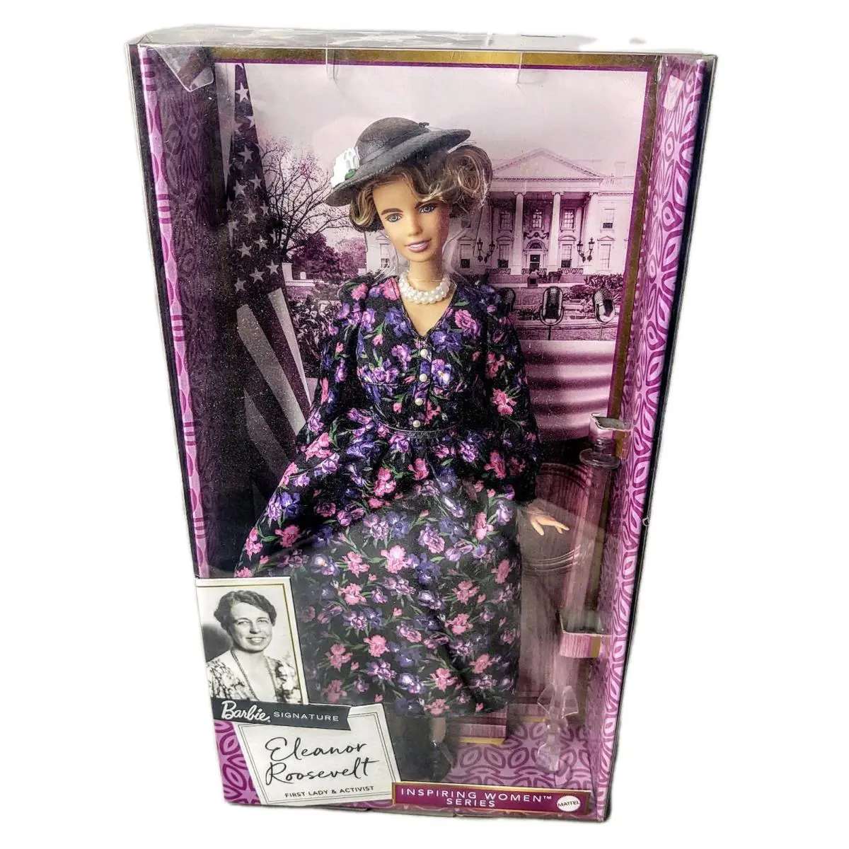 Eleanor Roosevelt First Lady Mattel Barbie Signature Fashion Doll Nrfb