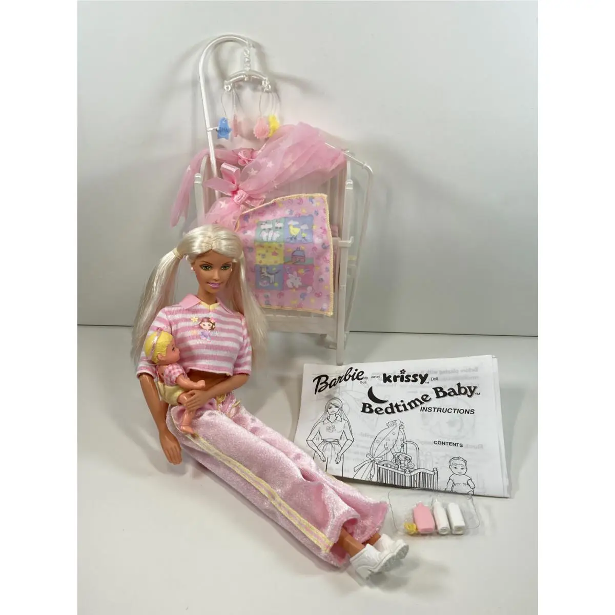 Barbie and Krissy Bedtime Baby 28510 Mattel 2000
