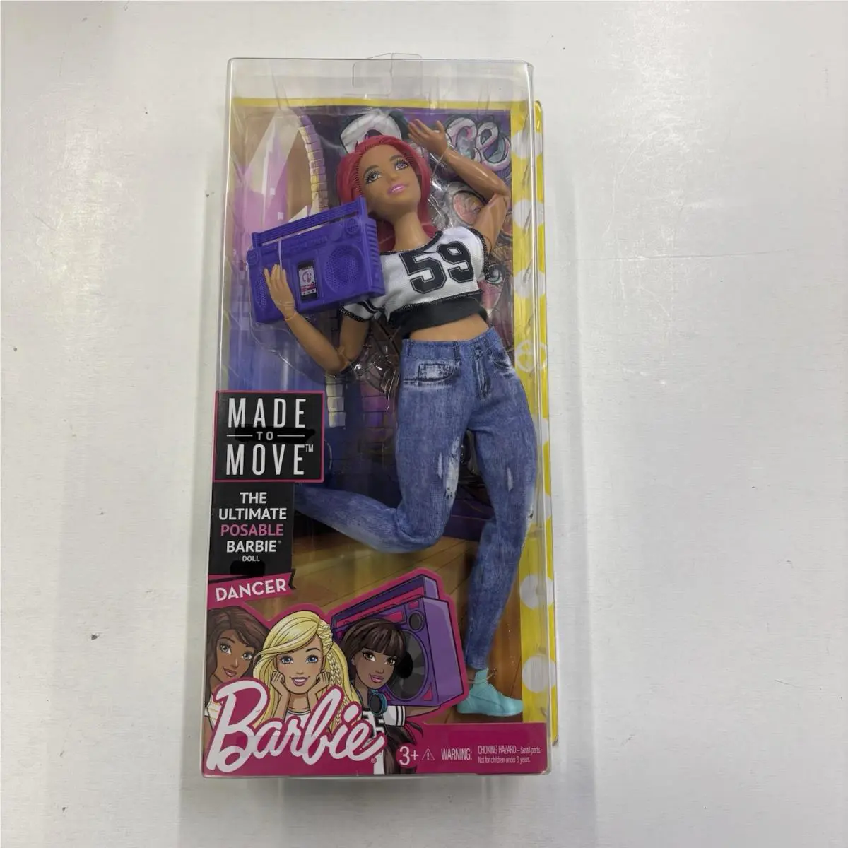 2017 Made To Move Barbie Dancer Doll - Articulated