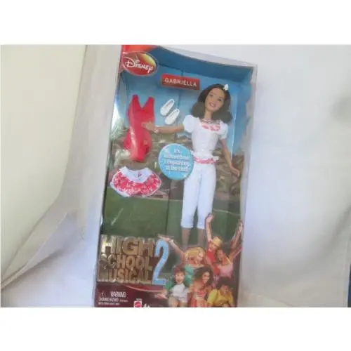 2007 Disney`s High School Musical 2 Gabriella Doll Lifeguard Mattel