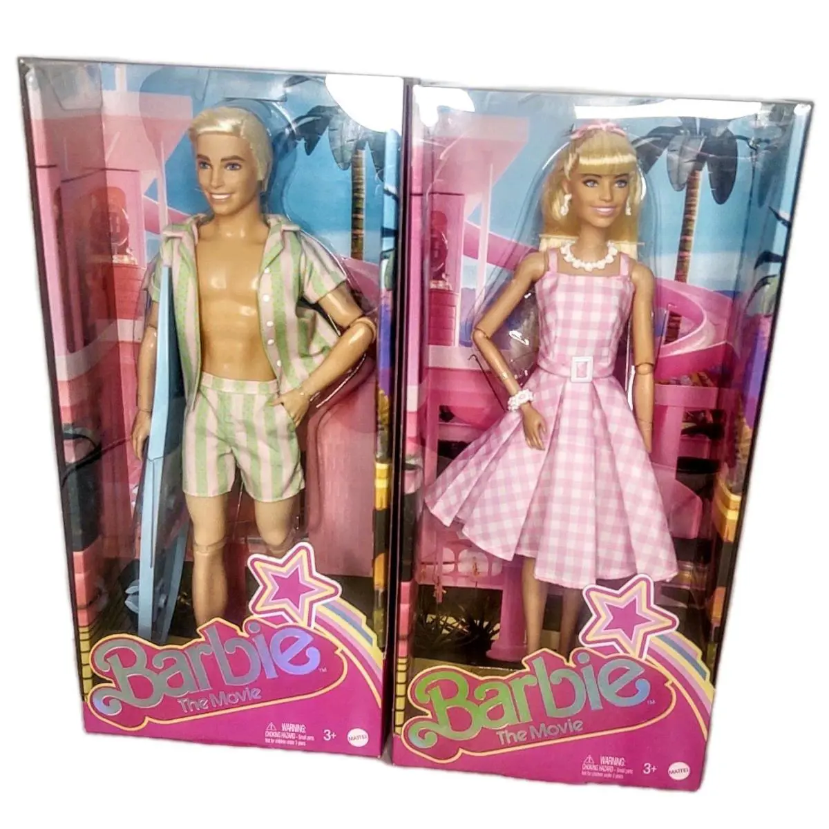 2023 Barbie The Movie Fashion Doll Set Ken Summer Beach Surf Board Surfer Nrfb