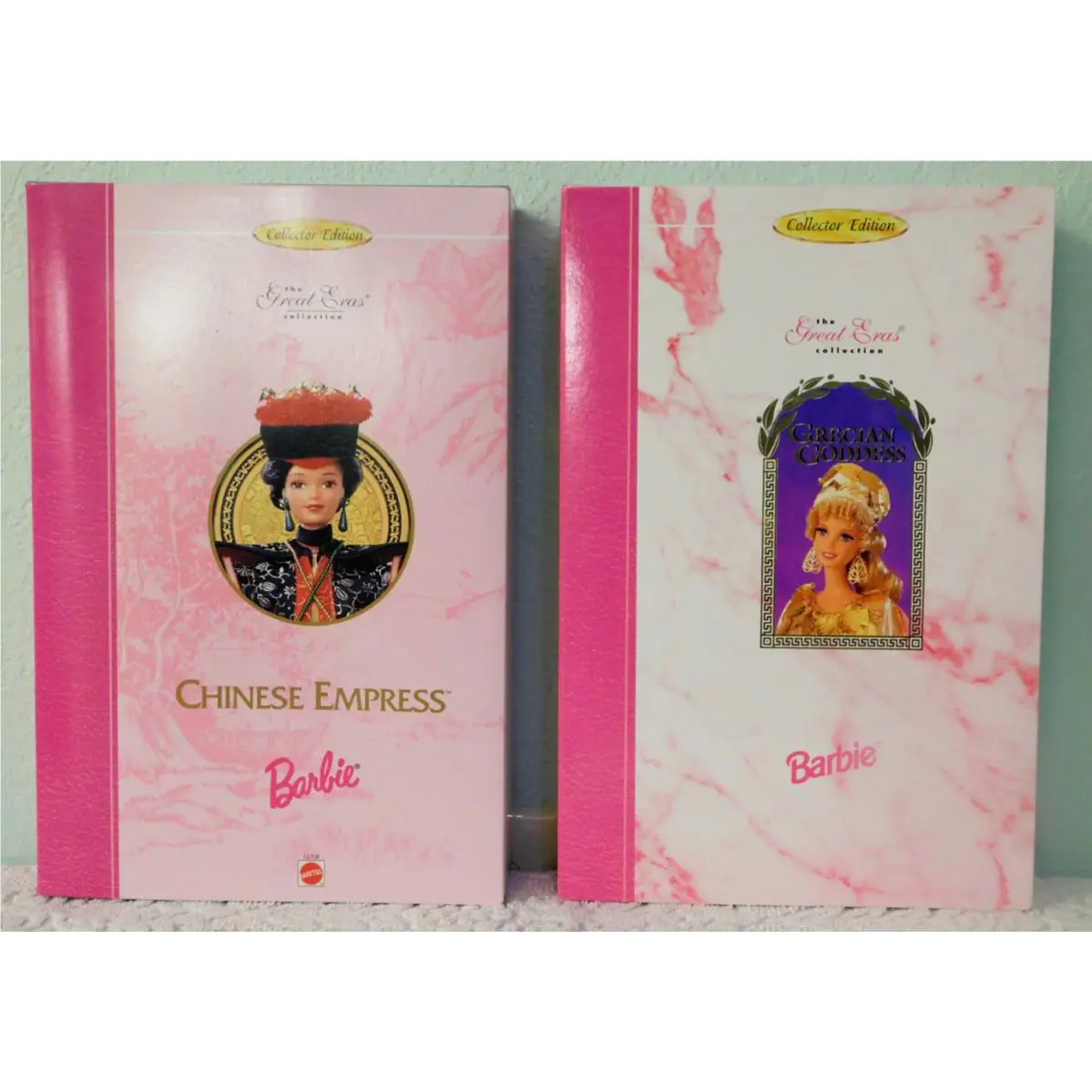 Nrfb Barbie Chinese Empress Grecian Goddess Great Eras Coll 16708 15005 Mattel