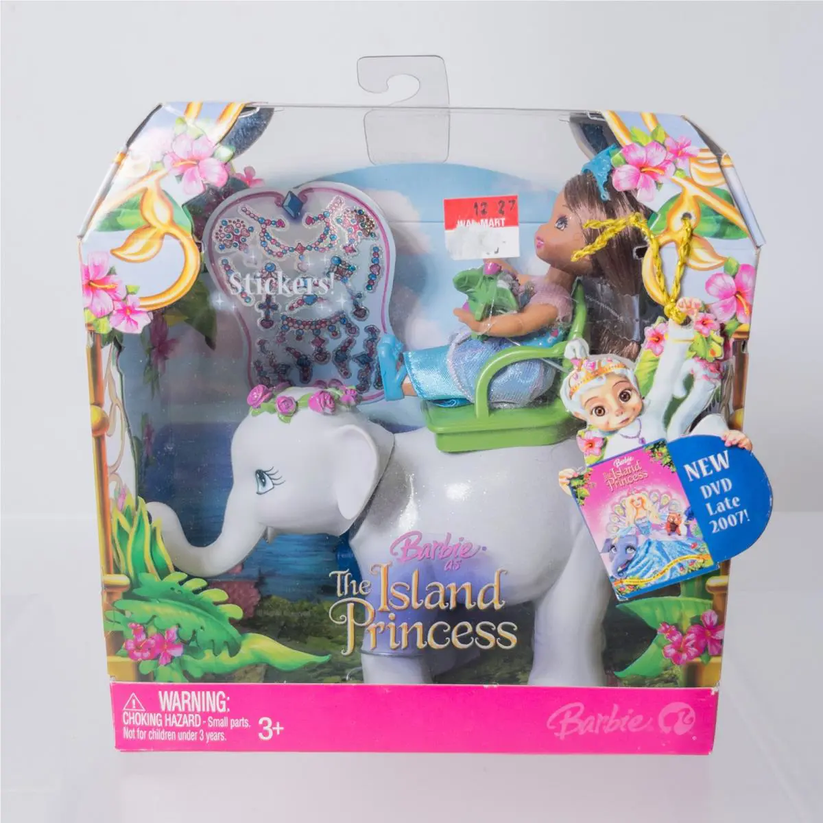 Mattel - Barbie as The Island Princess - Kelly Doll with Elephant NM