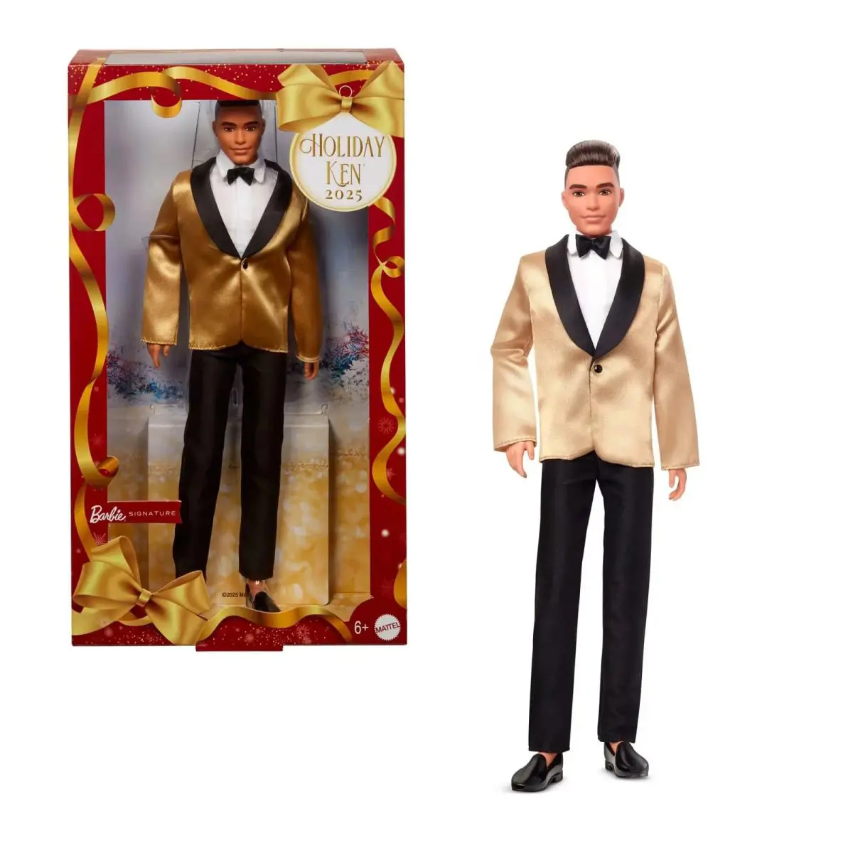 Barbie Signature: 2025 Holiday Ken - White Brown Hair