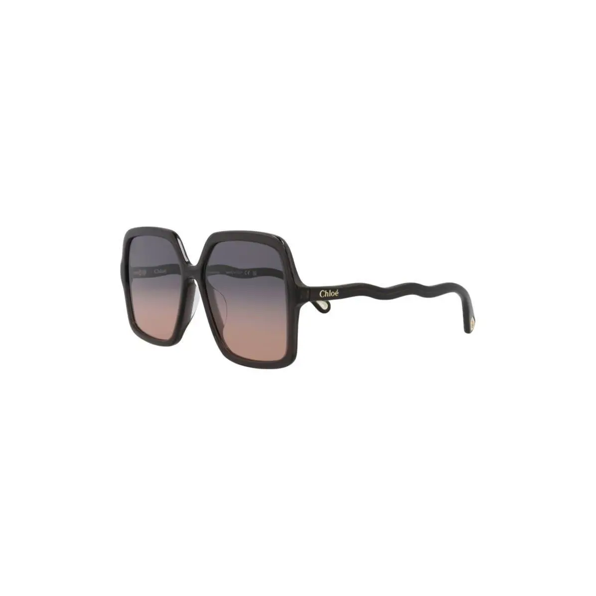 Chloé Women 59mm Oversize Square Sunglasses Grey Grey Blue