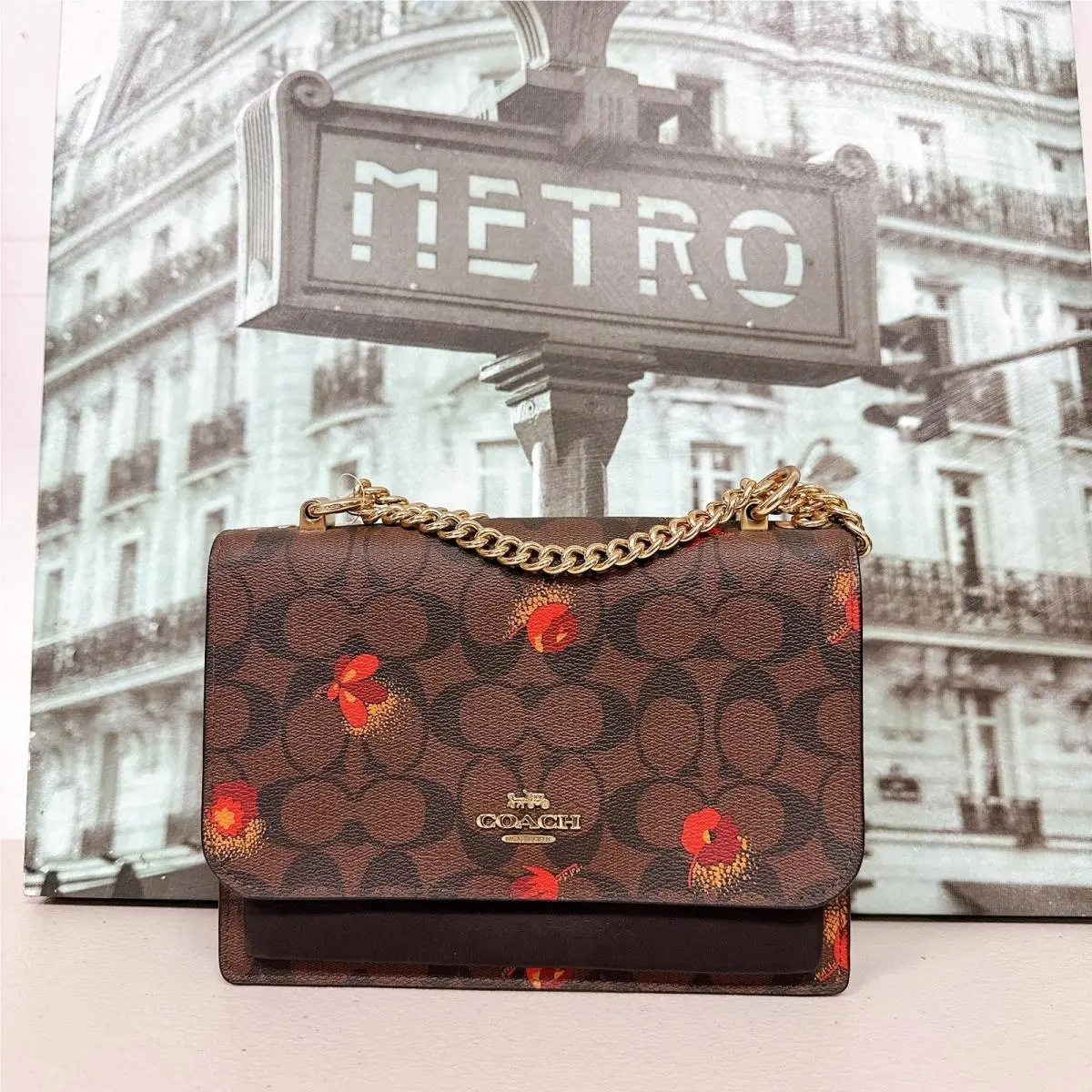 Coach C5797 Klare Crossbody In Signature Canvas with Pop Floral Print