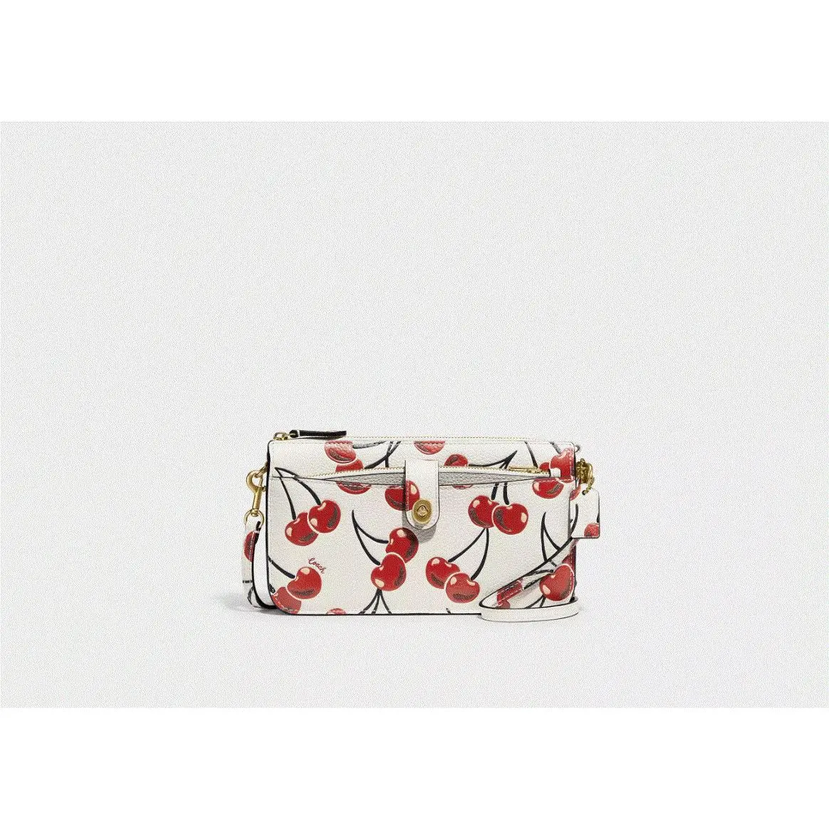 Coach Noa Pop Up Messenger with Cherry Print Leahter