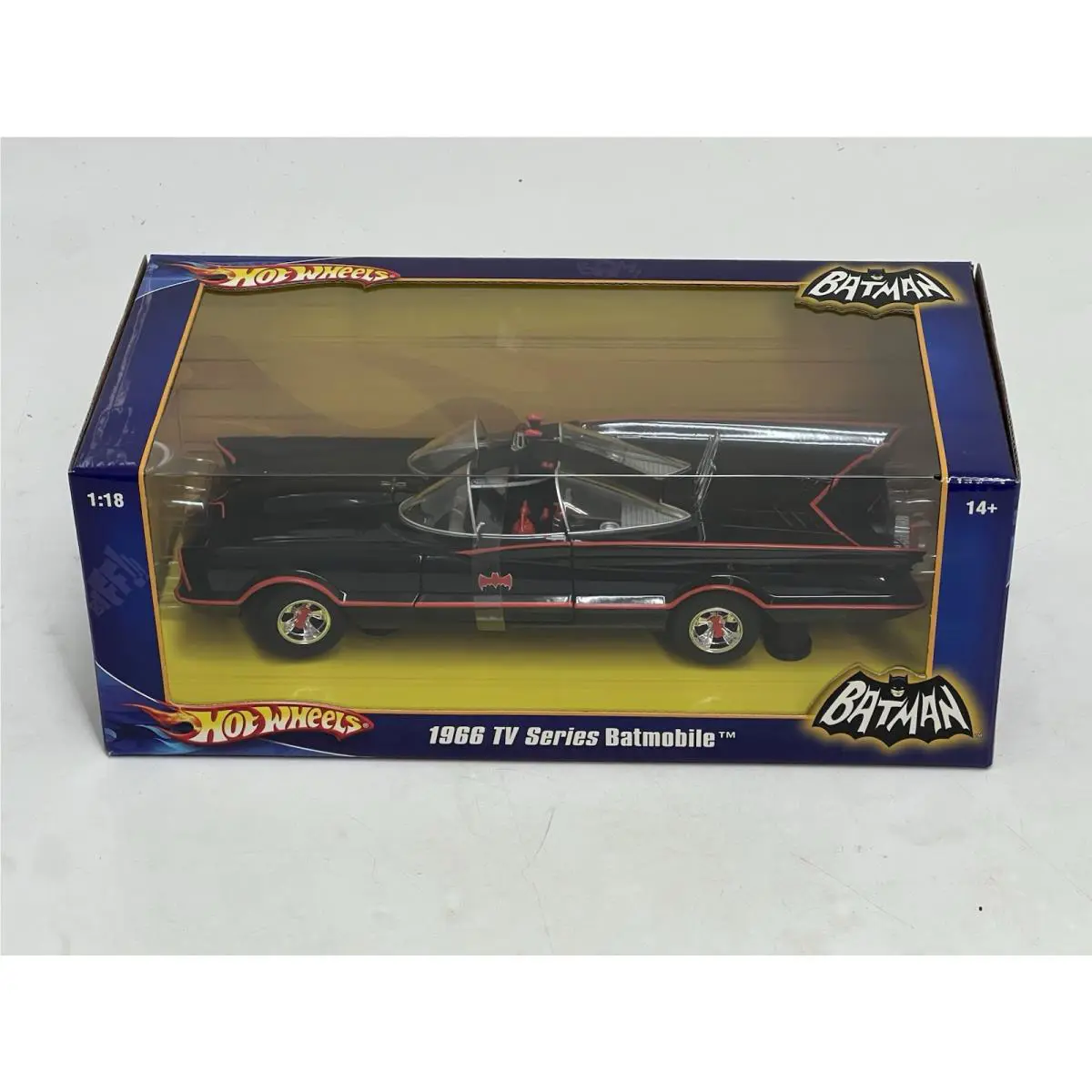 Batman 1966 TV Series Batmobile Hot Wheels 1:18 2007 L2090
