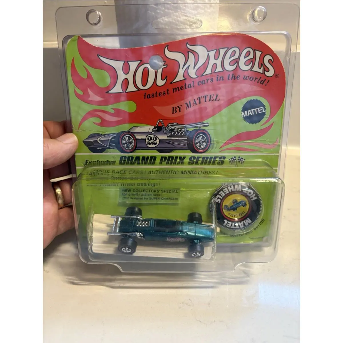 Hot Wheels Redlines Indy Eagle In Aqua Blue Blister Grand Prix Series