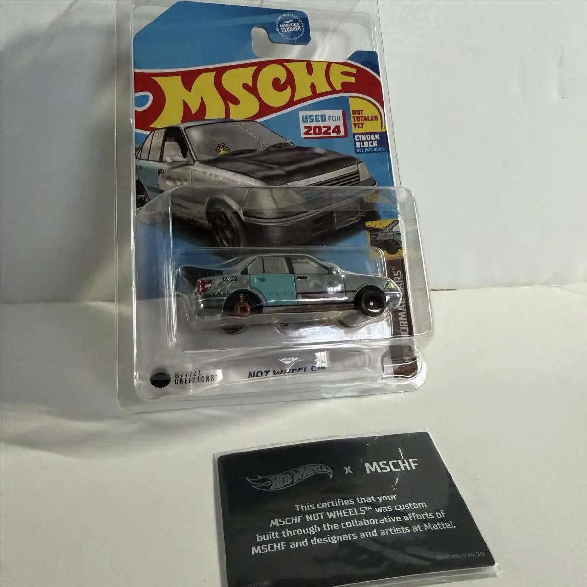 Mschf Not Wheels Hot Wheels Car 2024 w/ Box HWV25-9993 Limited
