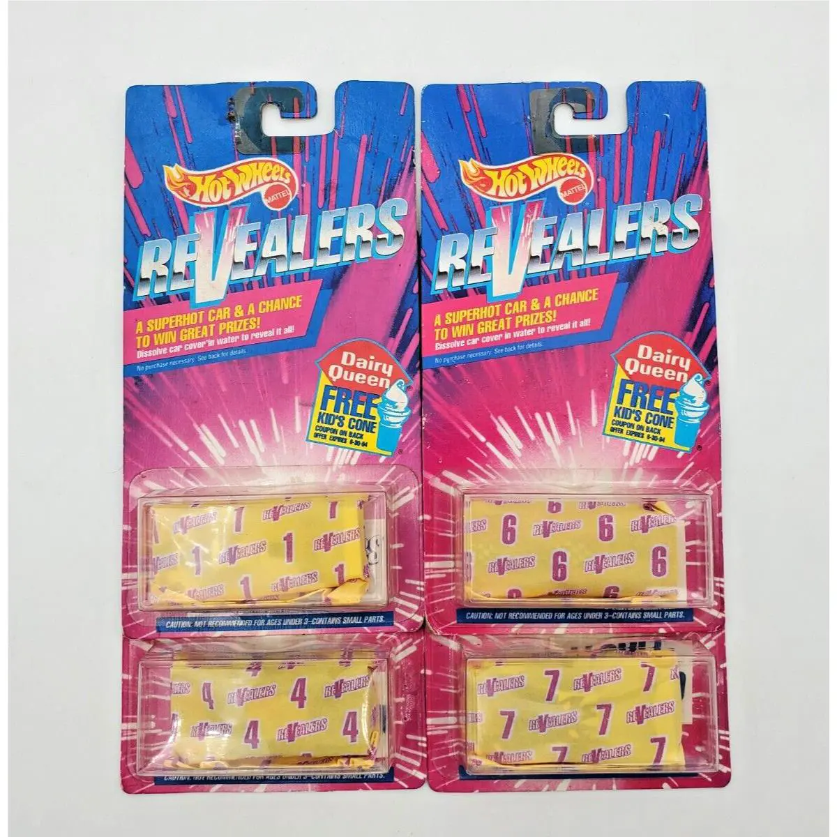 Hot Wheels Revealers 1992 Dairy Queen Promo 1 7 6 4 Vintage
