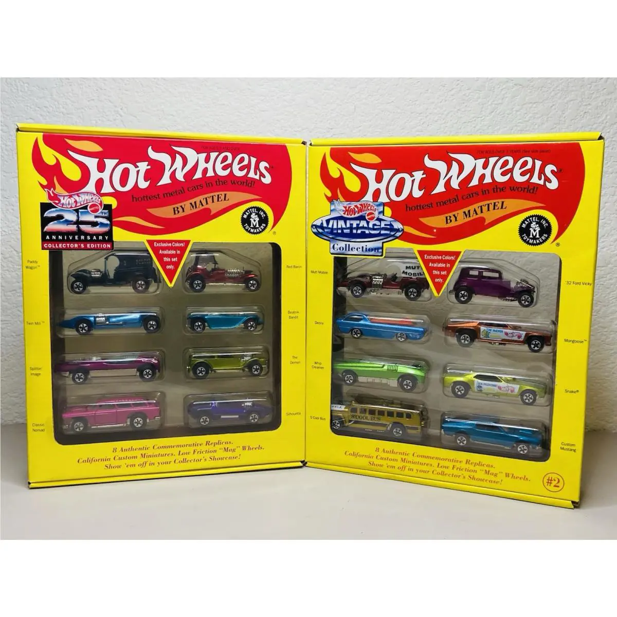 Hot Wheels Vintage Collection S1 2 Set of 2 16 Variety Cars