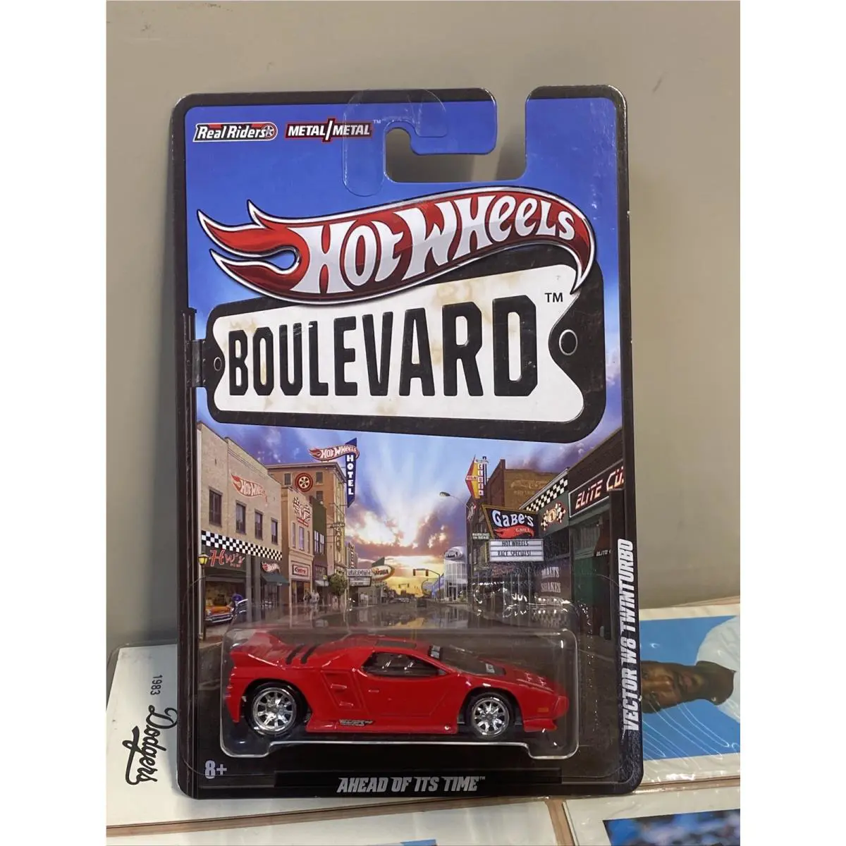 Hot Wheels Boulevard Vector W8 Twin Turbo “ahead of Its Time” Includes Case