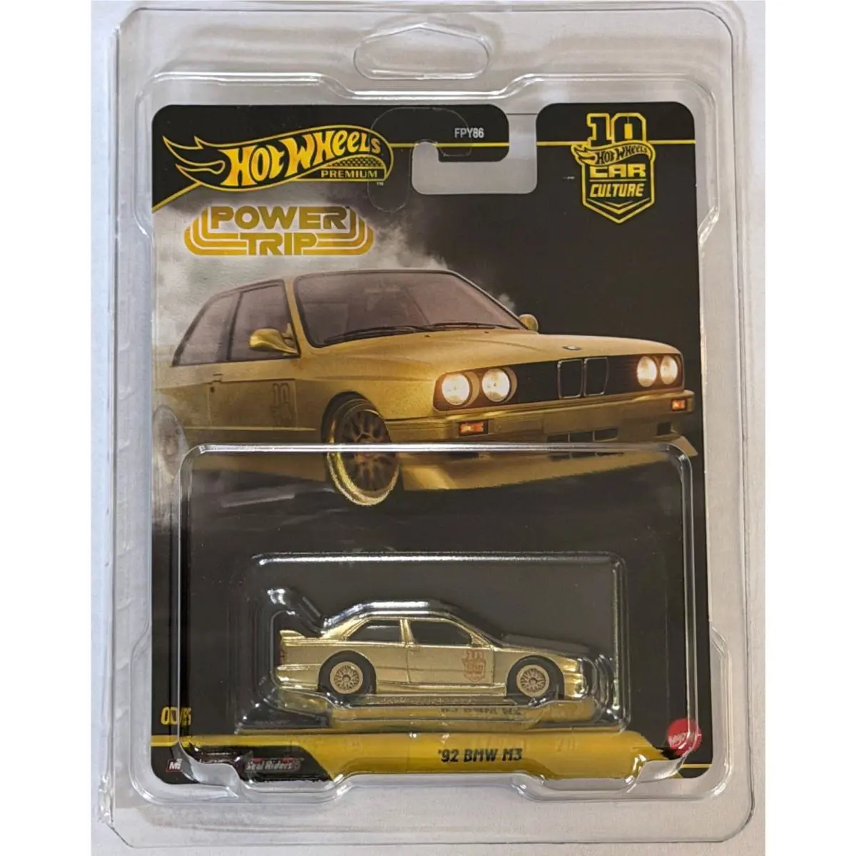 Hot Wheels Car Culture 2026 Power Trip `92 Bmw M3 0/5 Chase Gold w/ Protector