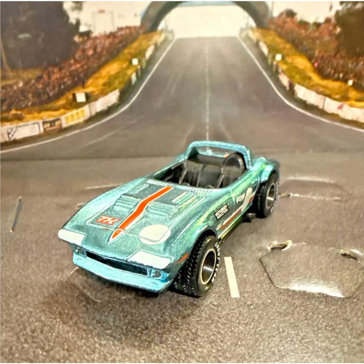 Hot Wheels Corvette Grand Sport HW `21 Super Treasure Hunt Un-spun Loose Vhtf