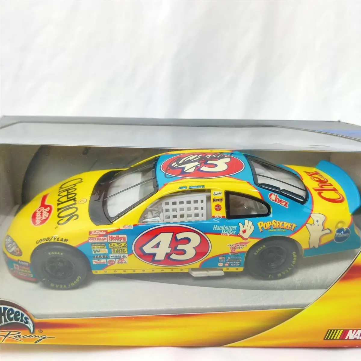 Hot Wheels Racing John Andretti 43 Autographed 2000 Dodge Intrepid 1:24 Diecast