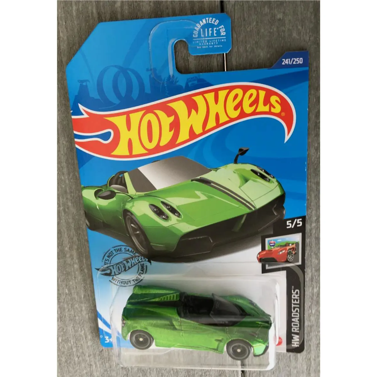 2020 Hot Wheels Super Treasure Hunt `17 Pagani Huayra Roadster 241 Mix P Green