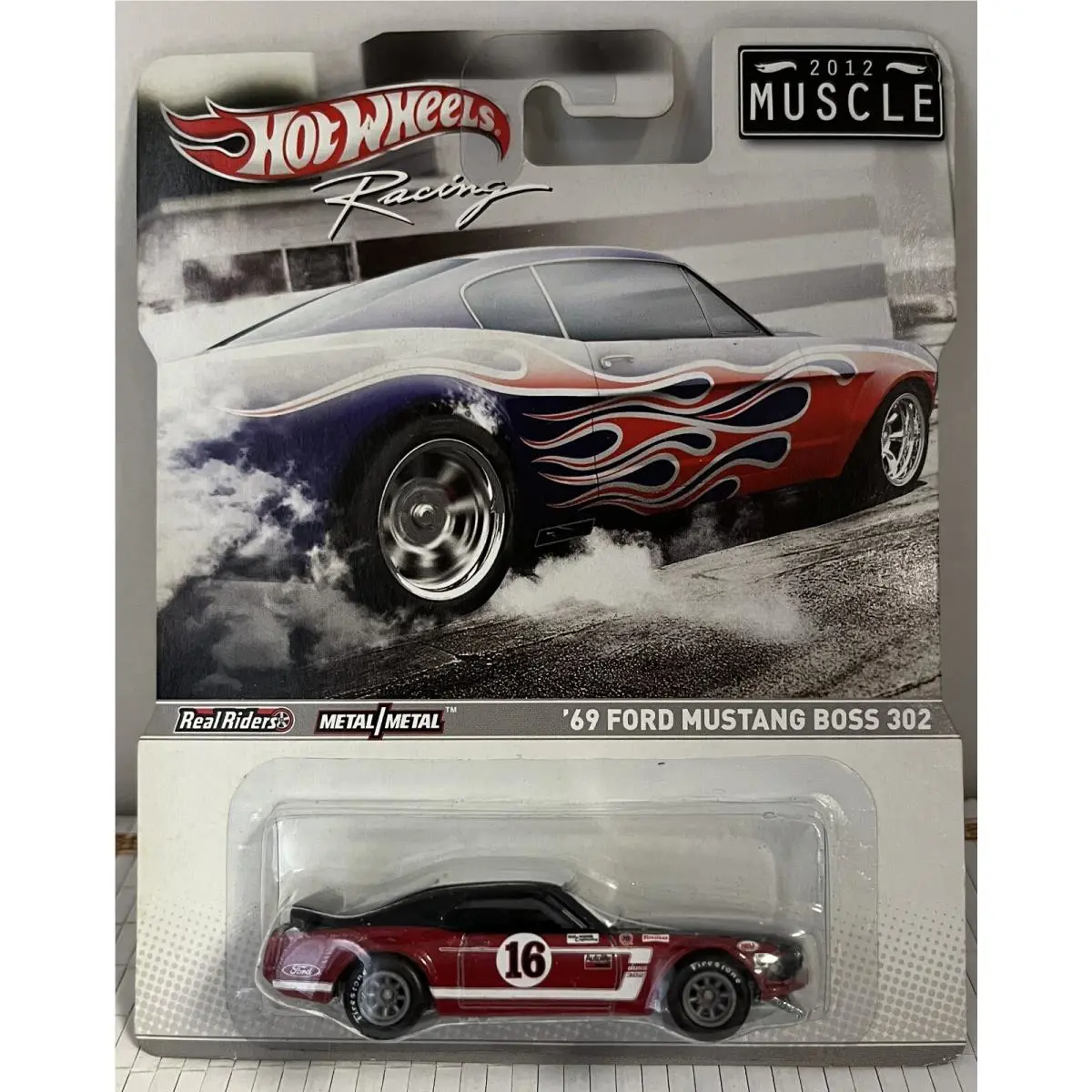 Mattel Hot Wheels Racing 2012 Muscle Series `69 Ford Mustang Boss 302 1:64 Car