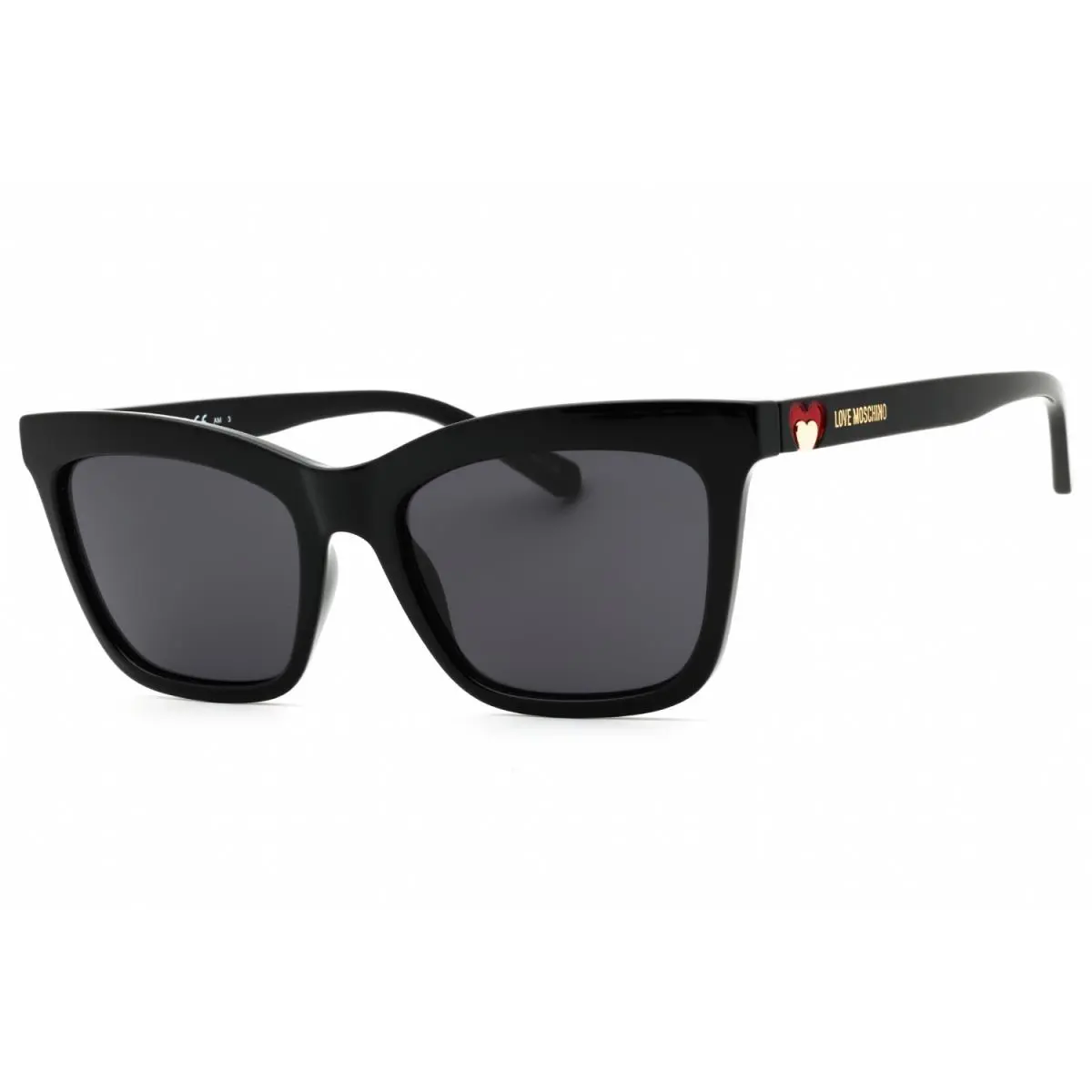 Moschino Love MOL057-807-53 Sunglasses Frame Size 53mm 140mm 18mm Black Women - Frame: BLACK, Lens: GREY