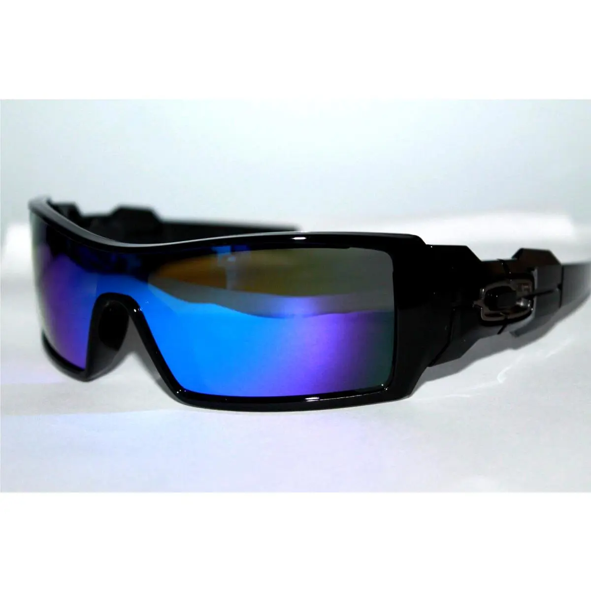 Oil Rig Polarized Sunglasses Black OO9081 W/ Galaxy Replacement Lens by Oakley