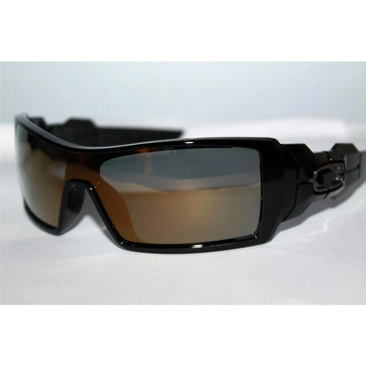 Oil Rig Polarized Sunglasses Black OO9081 W/ Galaxy Replacement Lens YT 14K GOLD by Oakley