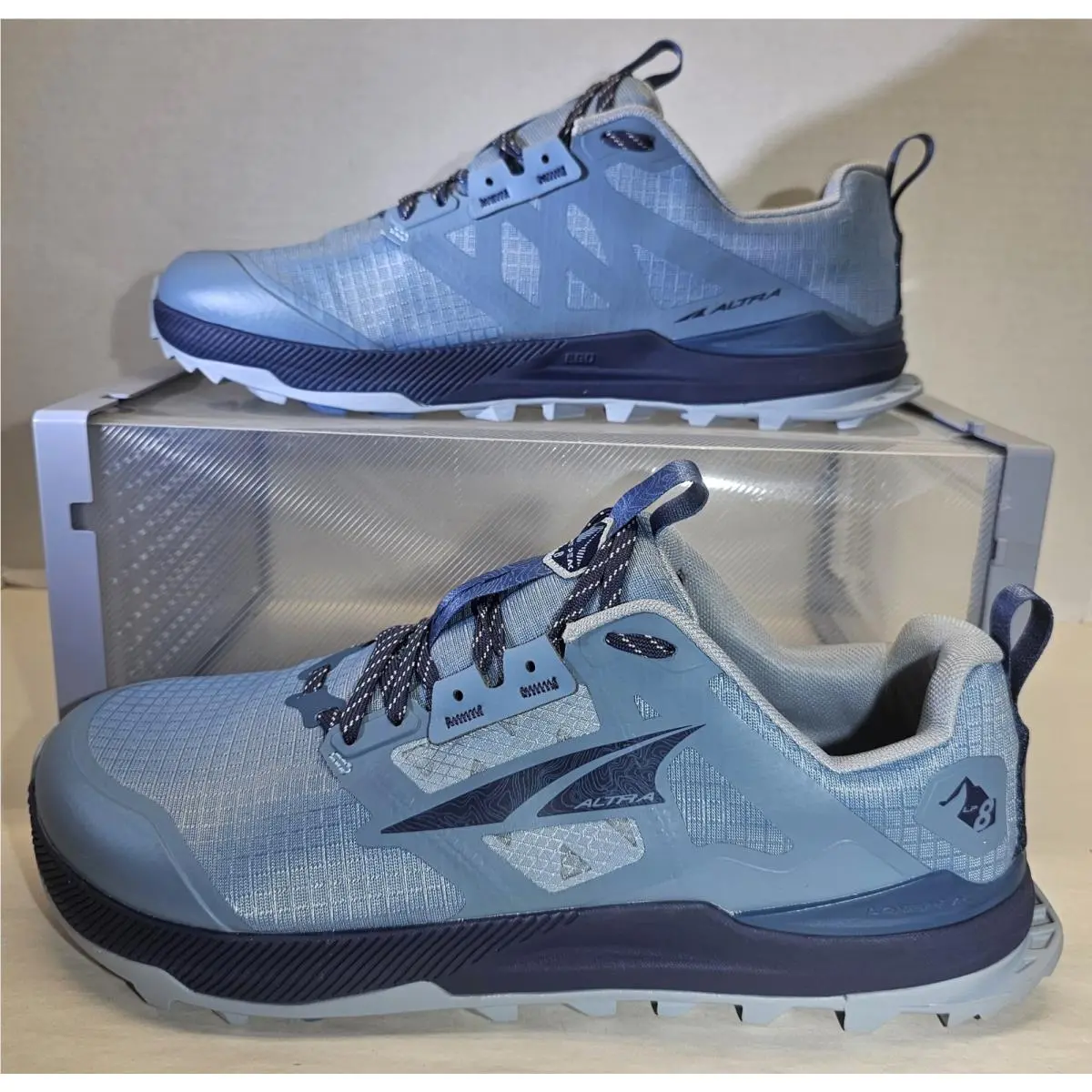 Altra Women`s Blue W Lone Peak 8 Zero-drop Comfort Trail Running Sneaker Size 12
