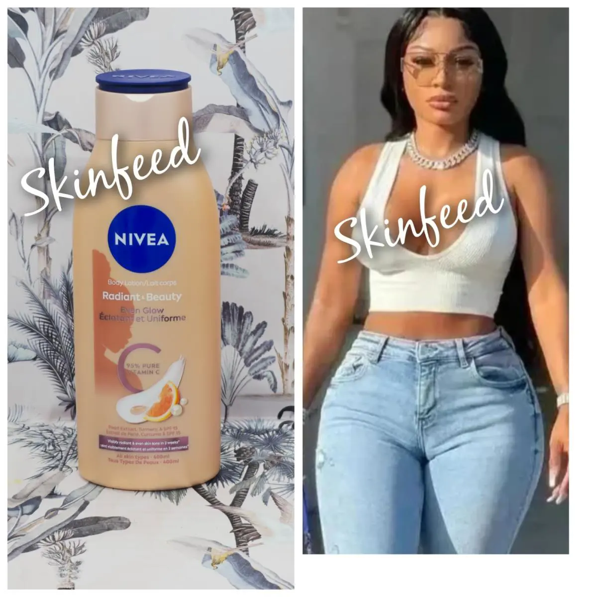 Nivea Brightening and Beauty Vitamin C and Pearl Extract Radiant Body Lotion