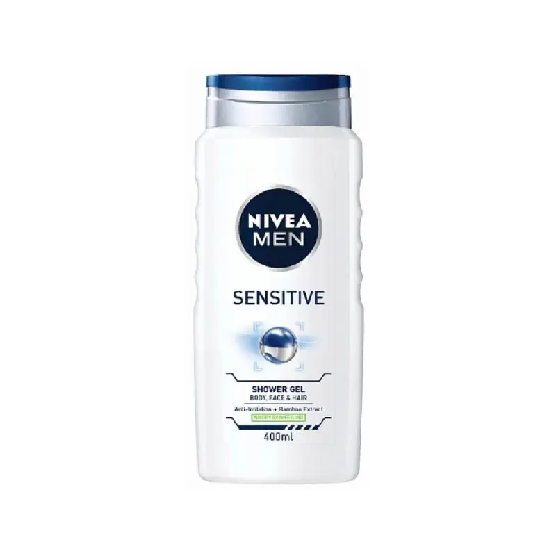 12x Nivea Body Shower Gel Sensitive 3in1 Lot Personal Care 400ml