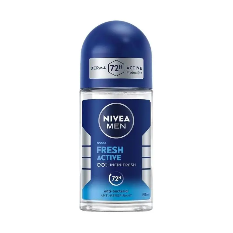 24x Nivea Roll On Deodorant Fresh Active Personal Care Lot 50ml
