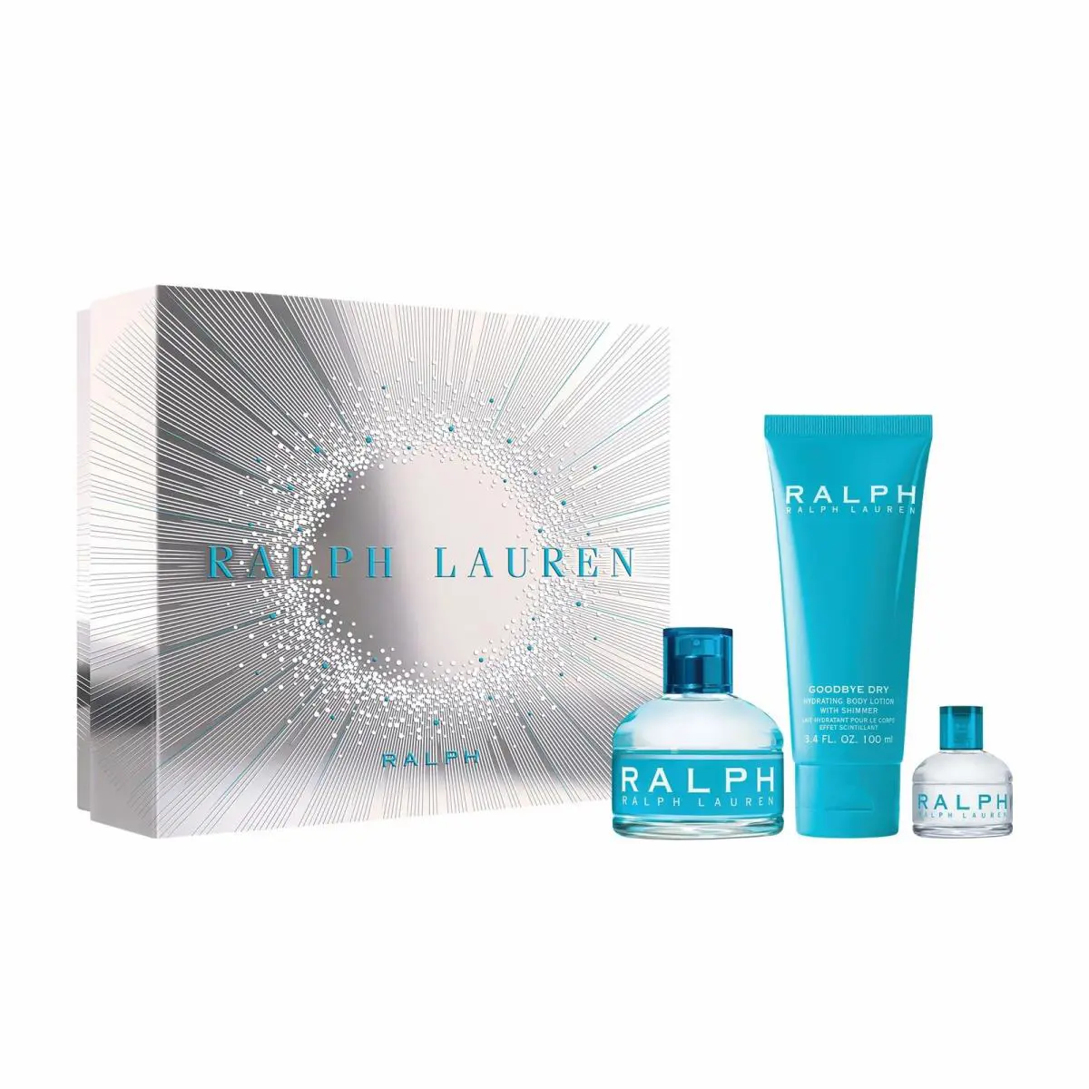 Set-ralph Lauren Ralph W 3pc. Set 3.4 Edp Spr/ .34 Edp Spr/ 3.4 Body Lotion