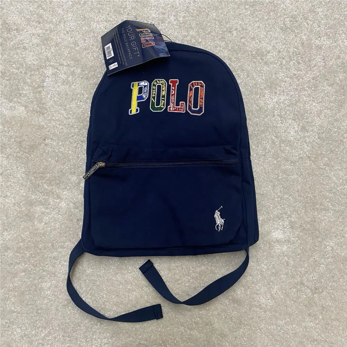 The Polo Backpack Blue Ralph Lauren World Of Polo Fragrance Collection Gift