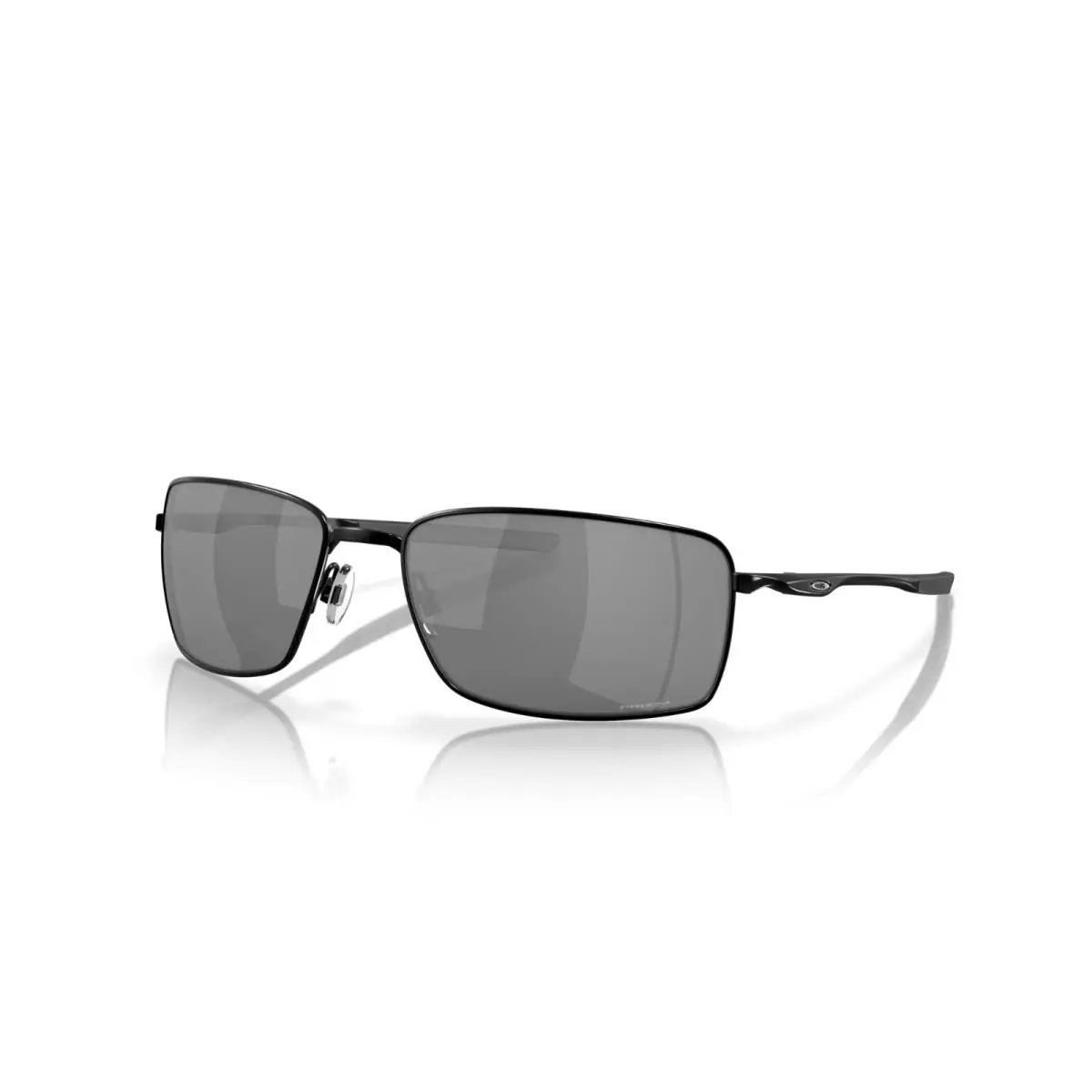 Sunglasses Square Wire OO4075-1360 Polished Black W/ Prizm Black Lens by Oakley