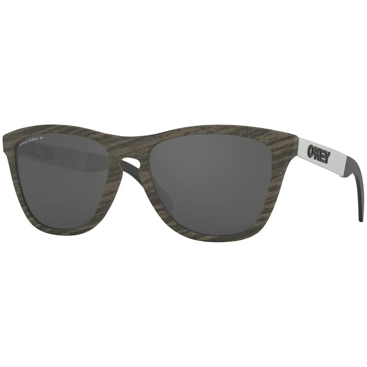 Frogskins Mix Woodgrain Prizm Black Polarized Lens OO9428-07 by Oakley