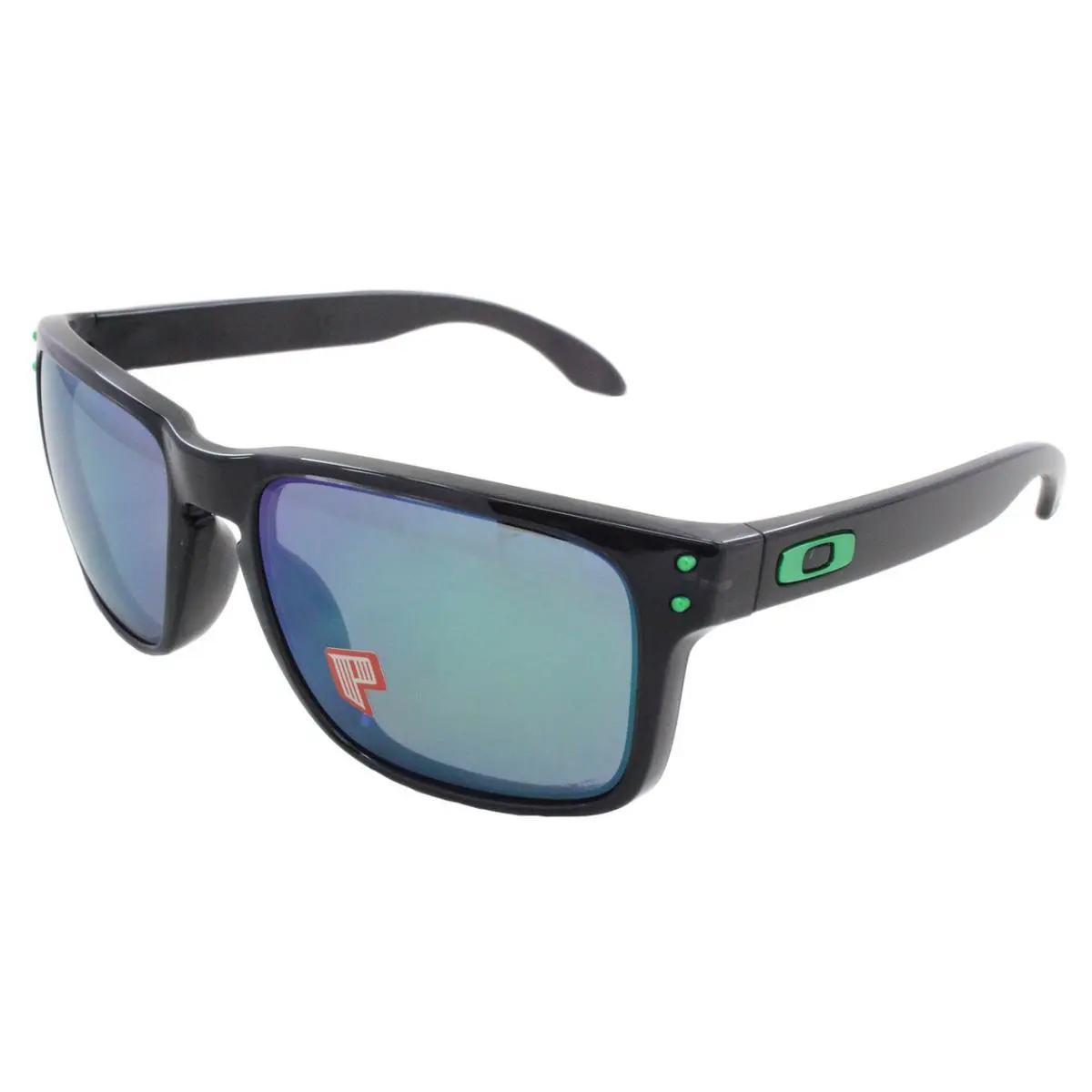Holbrook Ink Collection Black Ink/jade Iridium Polarize OO9102-69 by Oakley