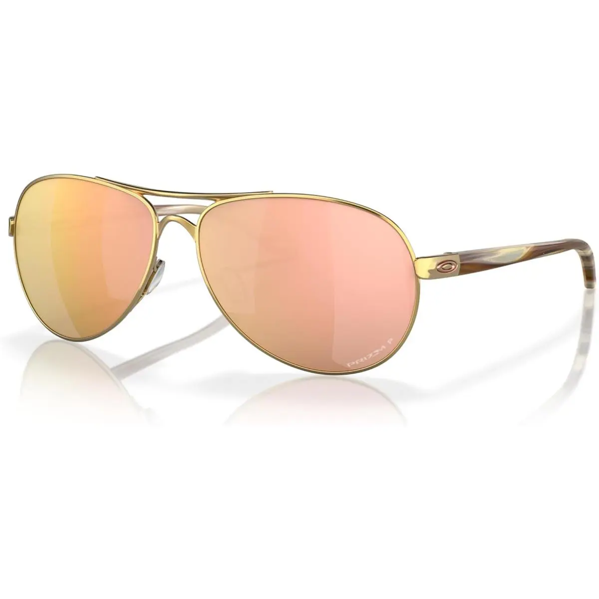 Womens Oo4079 Feedback Aviator Sunglasses by Oakley
