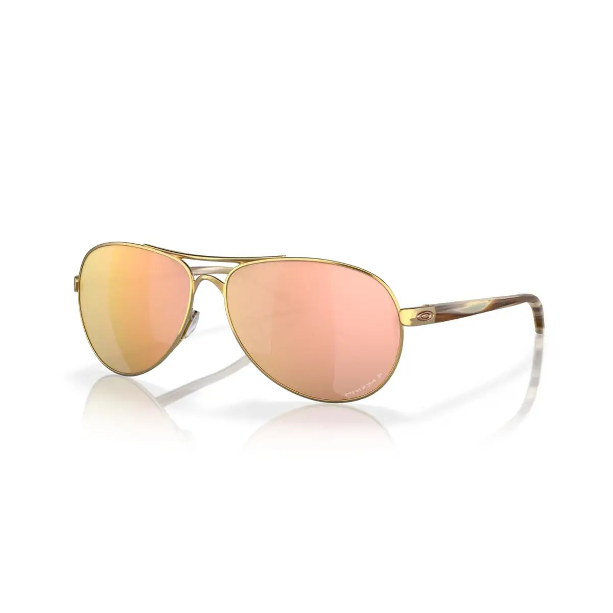 Sunglasses Feedback OO4079-3759 Polished Gold / Prizm Rose Gold Polarized by Oakley