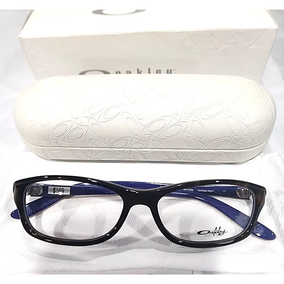 Oakley OX1063-0552 Enhanced Tortoise Night Purple Eyeglasses 52-15 139 Box Case